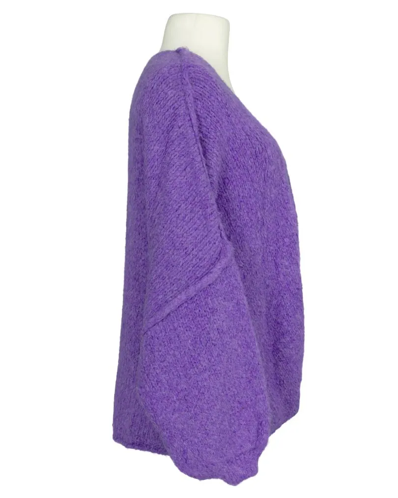 Strickh�lle Inside-Out in  lila von Made in Italy (Bild 2)