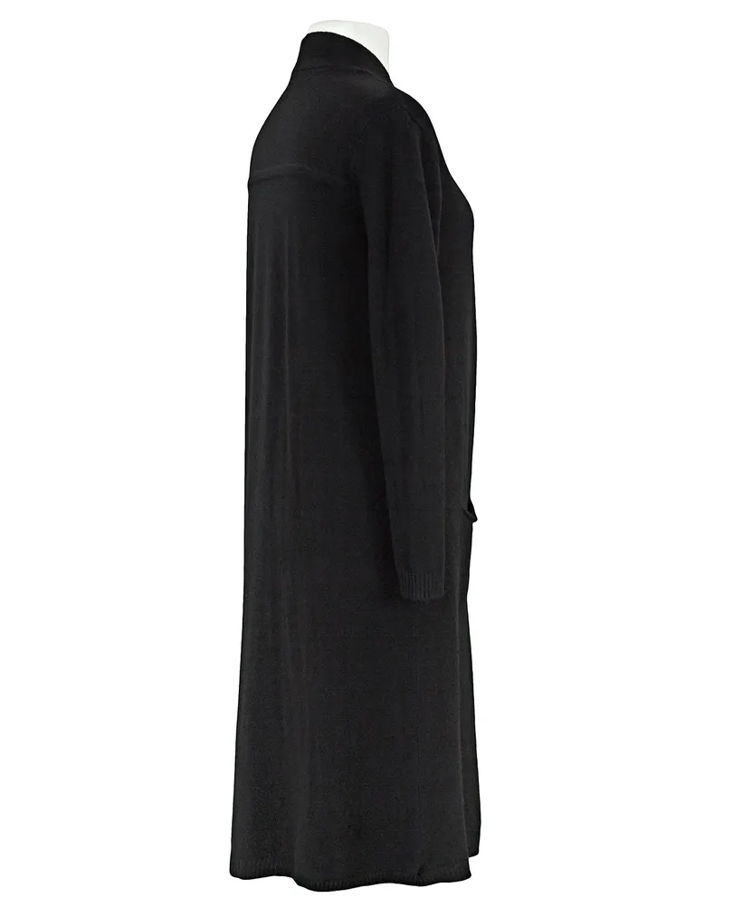 Strickh�lle lang in  schwarz von Spaziodonna (Bild 2)