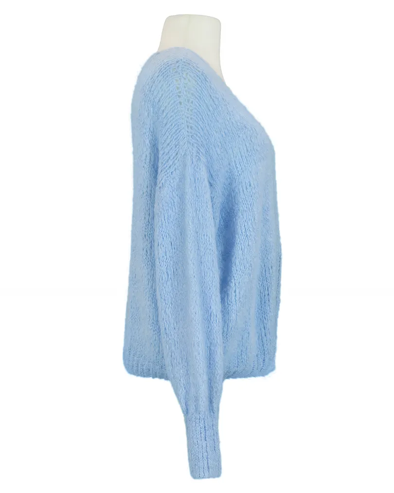 Strickh�lle mit Alpaka in  hellblau von Diana (Bild 2)
