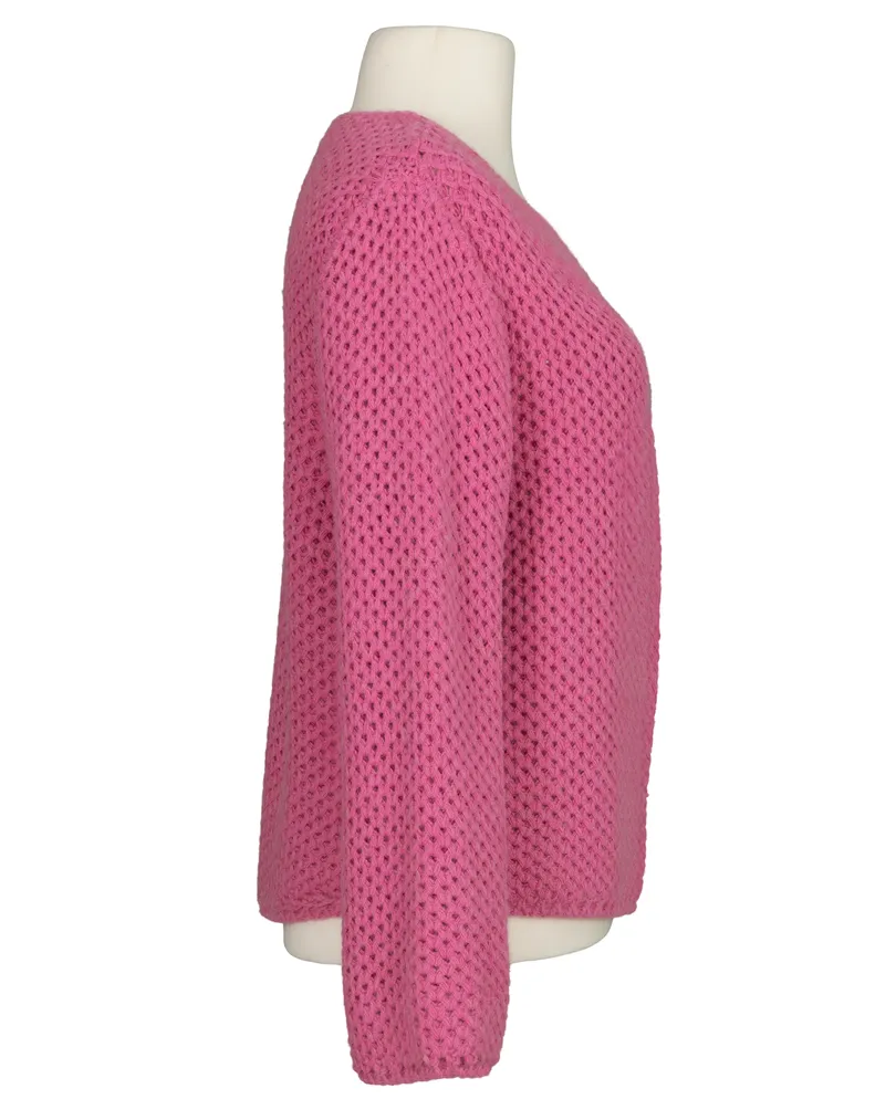 Strickh�lle mit Mohair in  pink von Made in Italy (Bild 2)