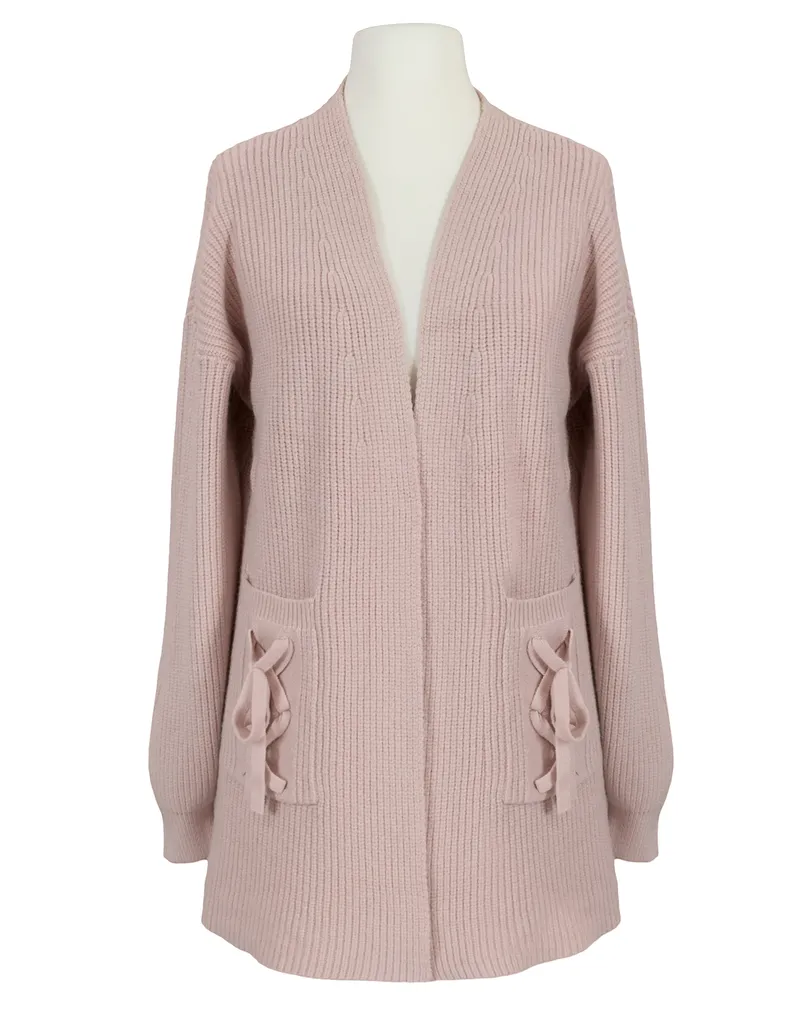 Strickh�lle Rippstrick in  rosa von Sweet Lady (Bild 1)