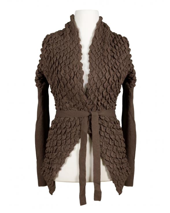 Strickjacke in braun von My Collection