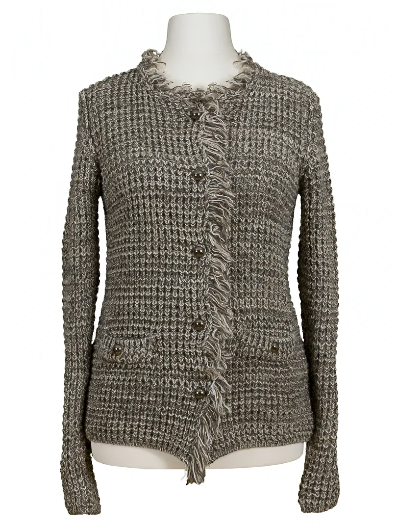 Strickjacke Melange in  braun von Montan (Bild 1)