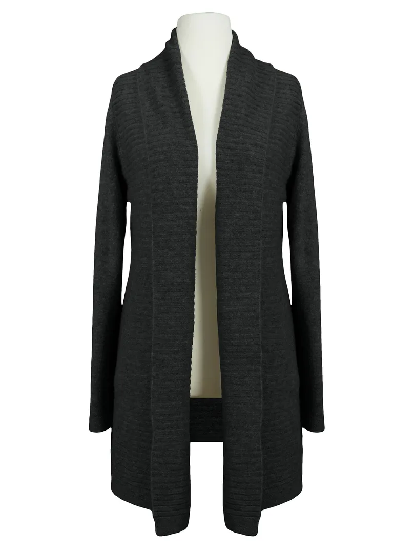 Strickjacke mit G�rtel in  anthrazit von Louise Orop (Bild 2)