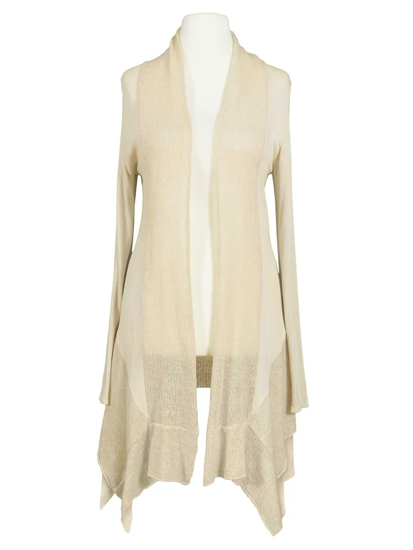 Strickjacke mit Mohair in  creme von Spaziodonna (Bild 1)