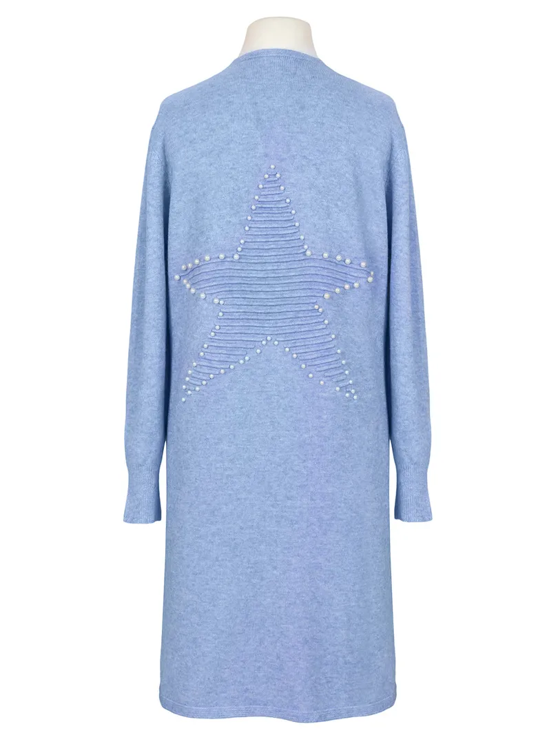 Strickjacke mit Stern in  hellblau von M & V (Bild 2)