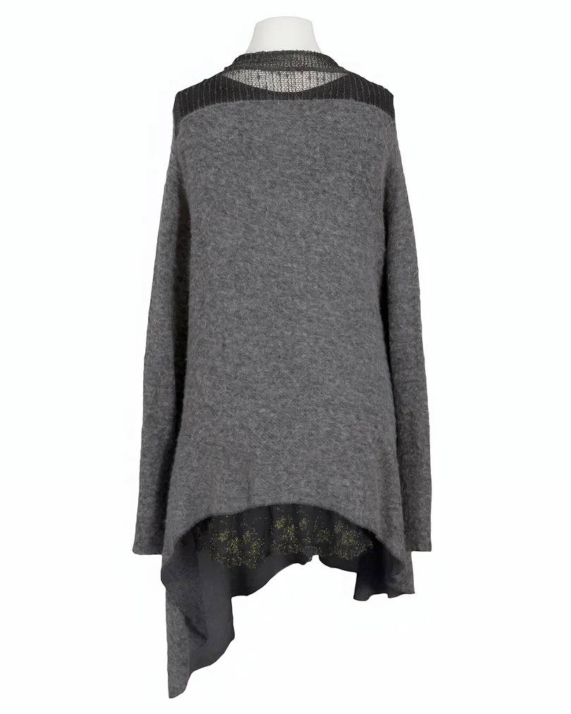 Twinset - Strickh�lle und Top in  grau von Montan (Bild 2)