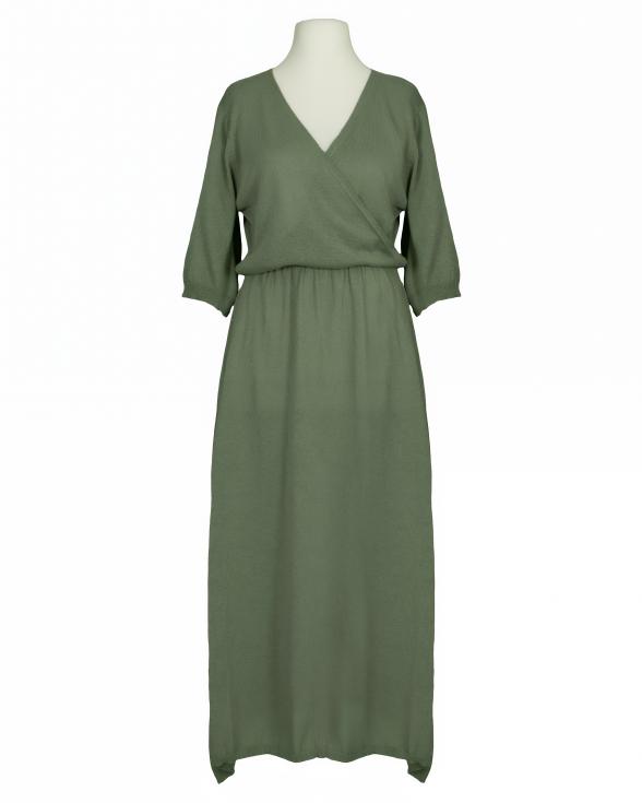 Strickkleid Baumwolle in khaki von Made in Italy