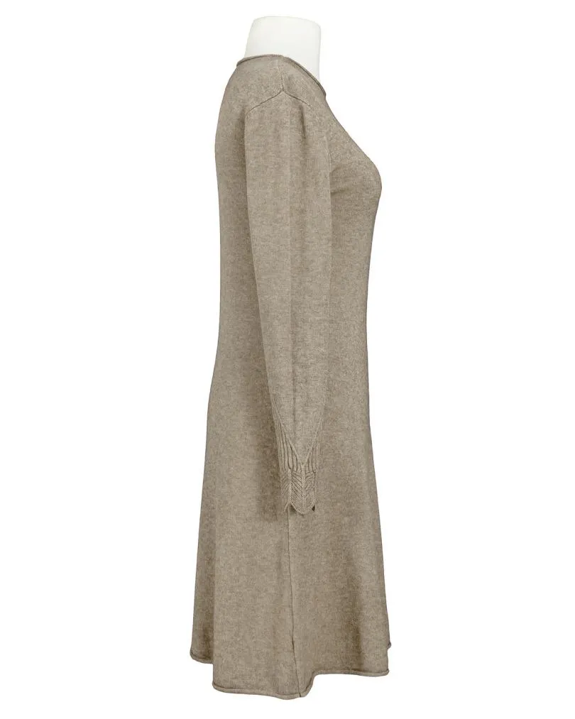 Strickkleid Feinstrick in  braun von Spaziodonna (Bild 2)