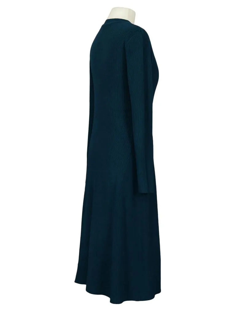 Strickkleid Rippstrick in  blau von M & V (Bild 2)
