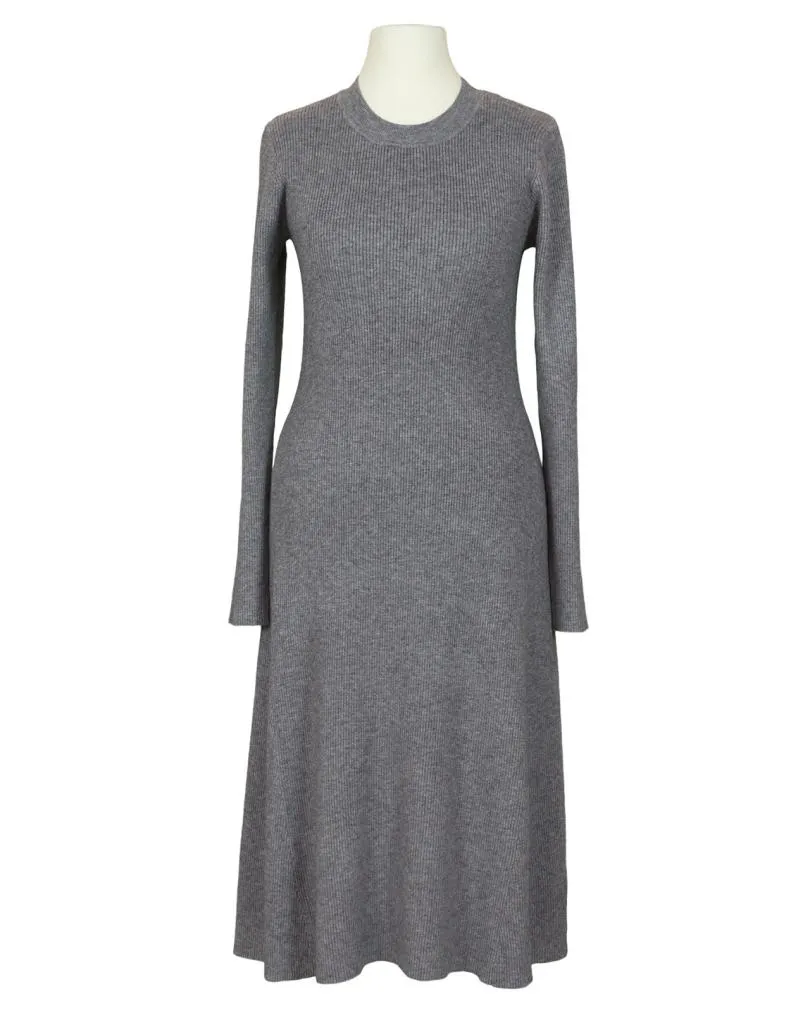 Strickkleid Rippstrick in  grau von M & V (Bild 1)