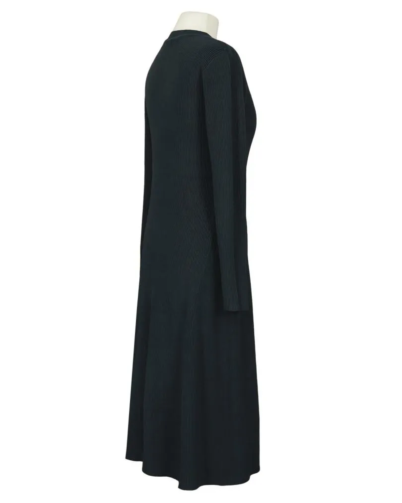 Strickkleid Rippstrick in  schwarz von M & V (Bild 2)