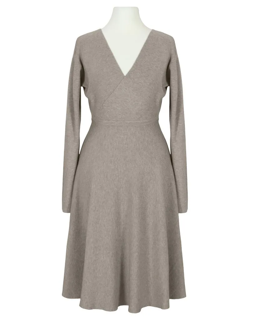 Strickkleid Wickeloptik in  braun von Made in Italy (Bild 2)