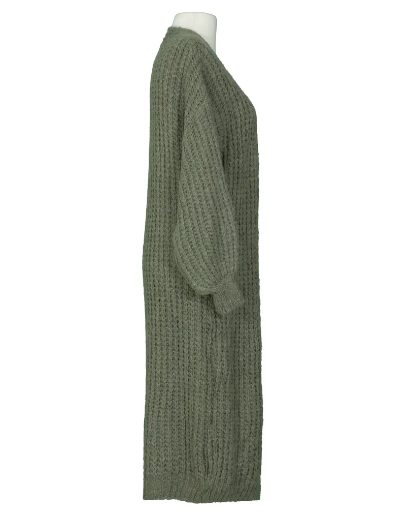 Strickmantel Grobstrick in  khaki von Made in Italy (Bild 2)