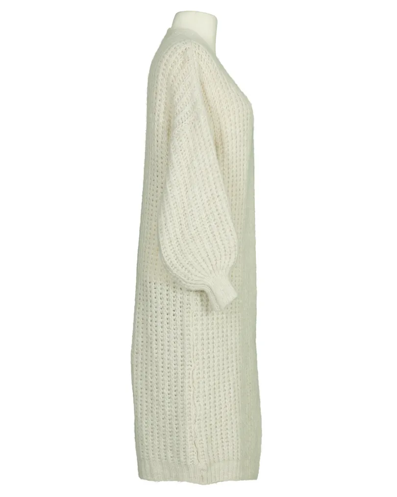 Strickmantel Grobstrick in  wollwei� von Made in Italy (Bild 2)