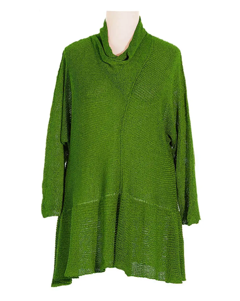 Strick Tunika in  gr�n von Amandine (Bild 1)