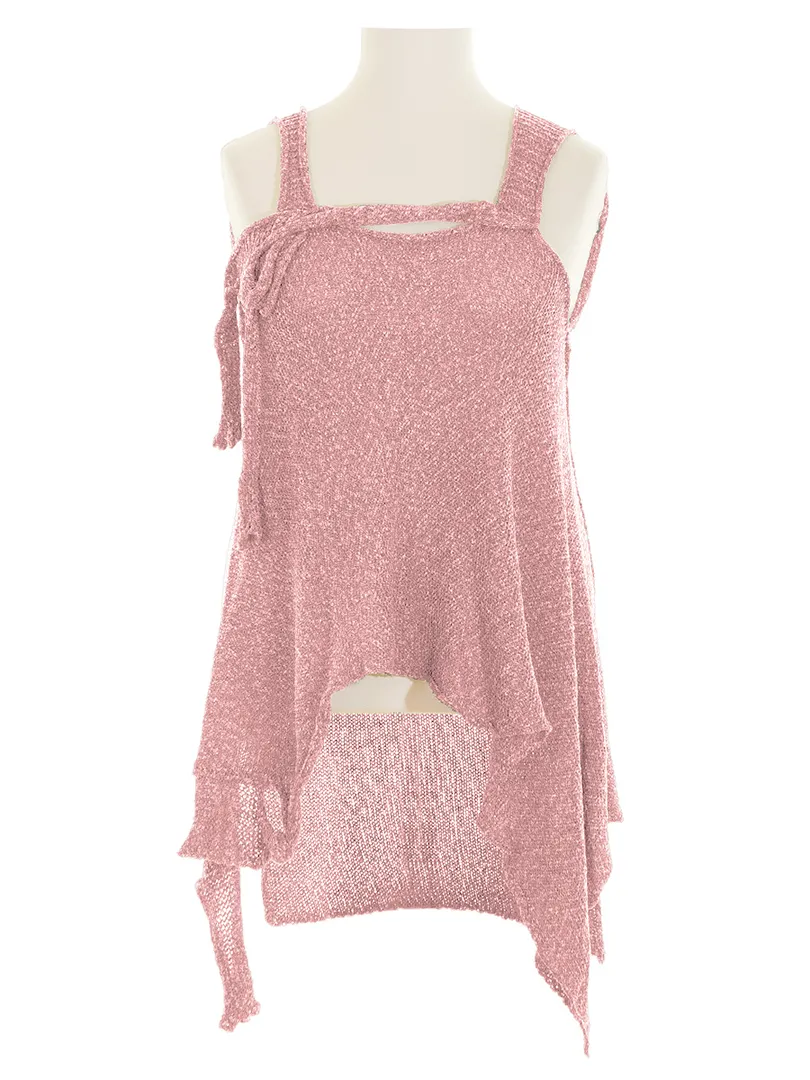Stricktunika in rosa von Amandine