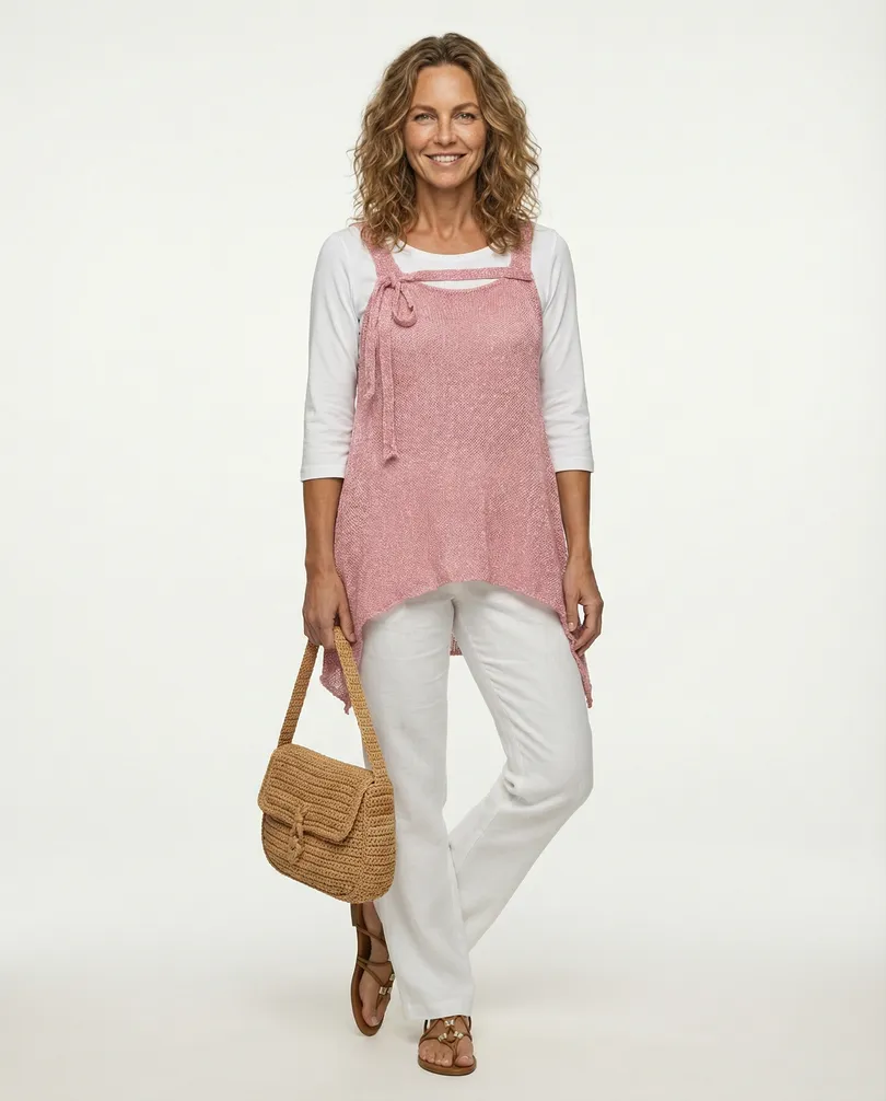Stricktunika in  rosa von Amandine (Bild 3)