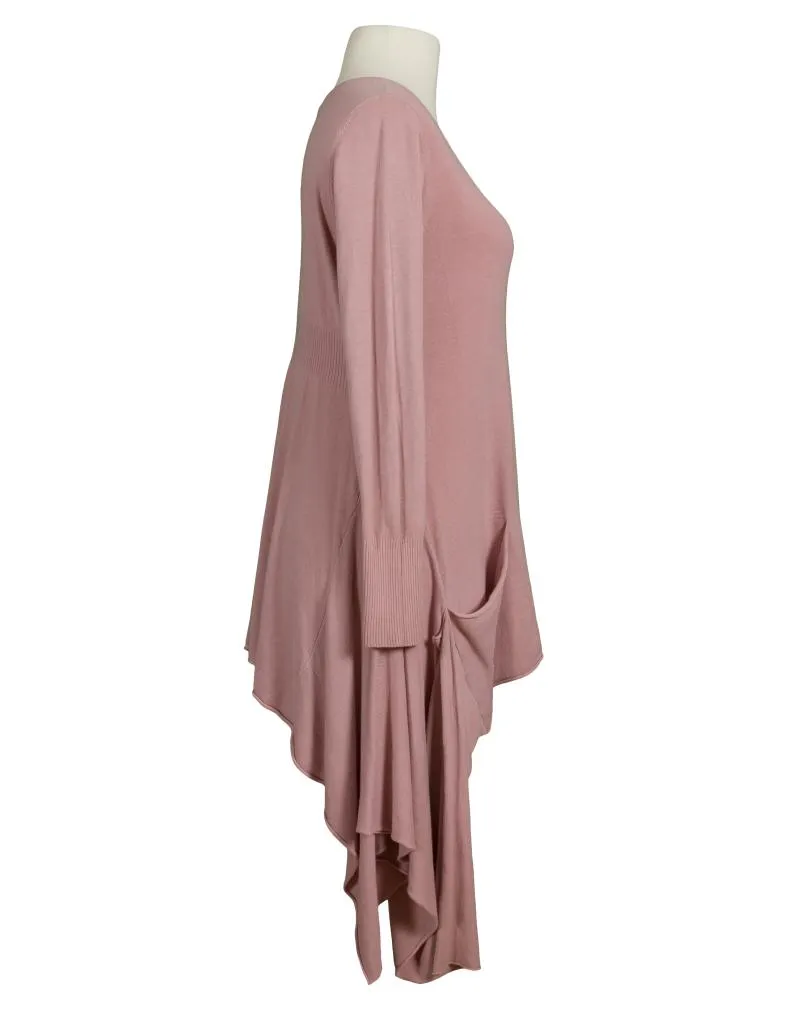Longpullover mit Zipfelsaum in  rosa von Donnapiu (Bild 2)