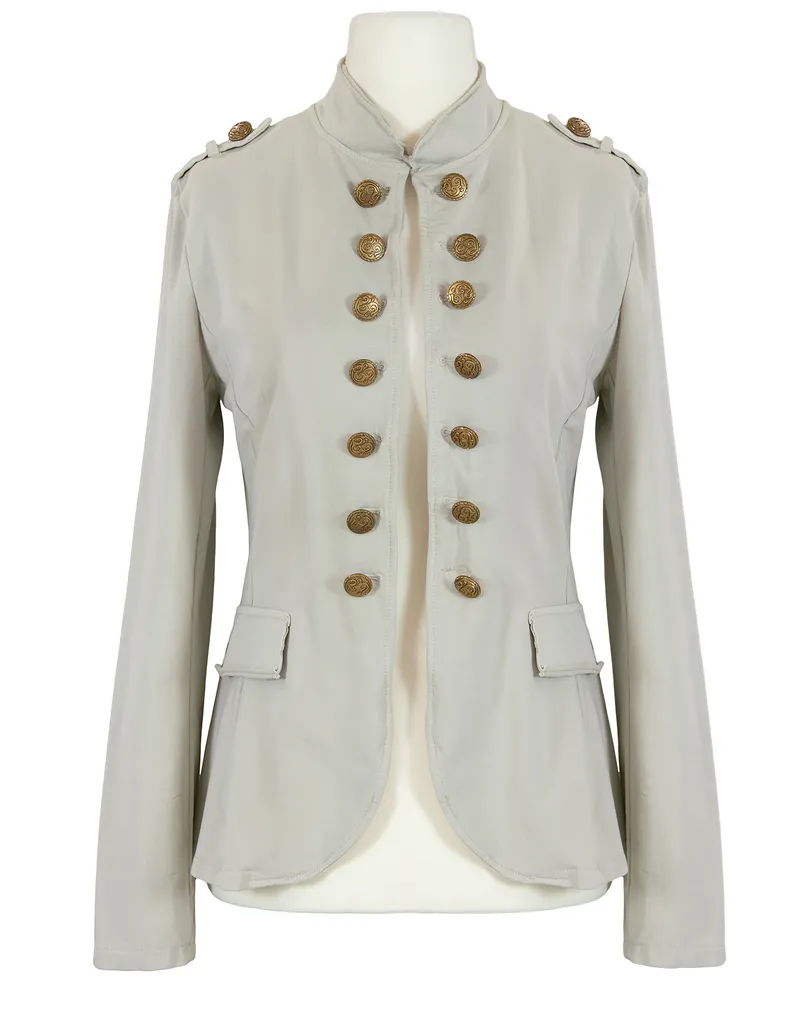 Sweatjacke in beige von XUNA