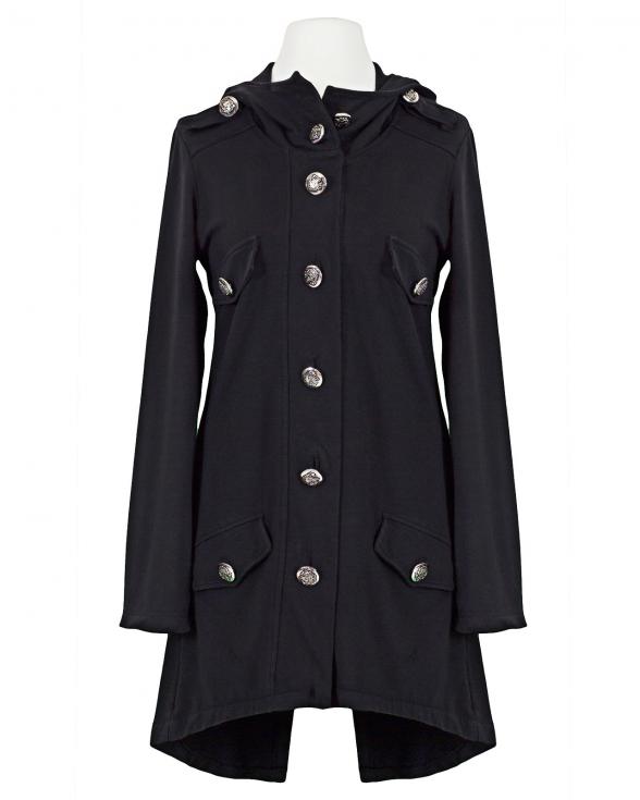 Sweatjacke Kapuze in schwarz von ever new fashion
