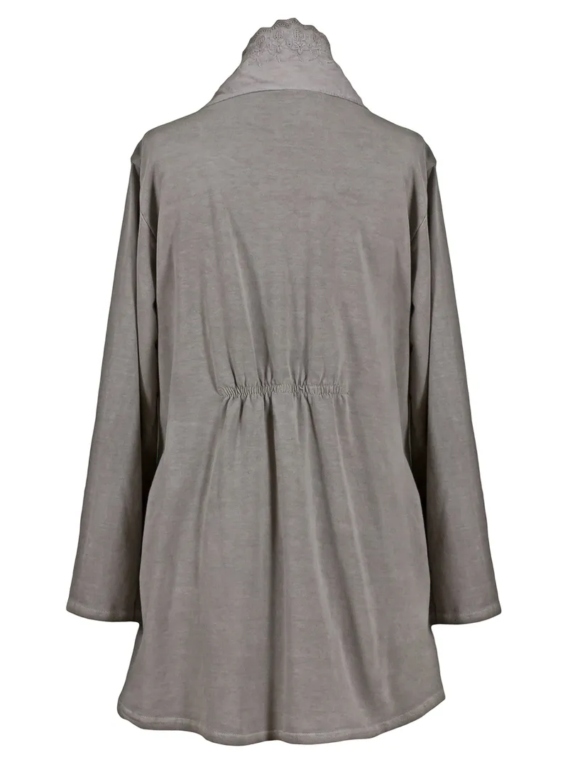 Cardigan mit Spitze in  braun von Diana (Bild 3)