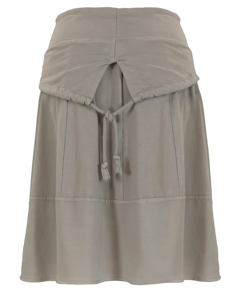 Sweatrock Jersey in  taupe von Made in Italy (Bild 2)
