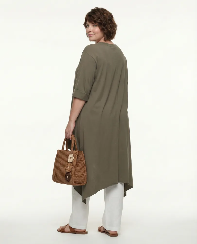 Sweatshirt A-Linie in  braun von Made in Italy (Bild 5)