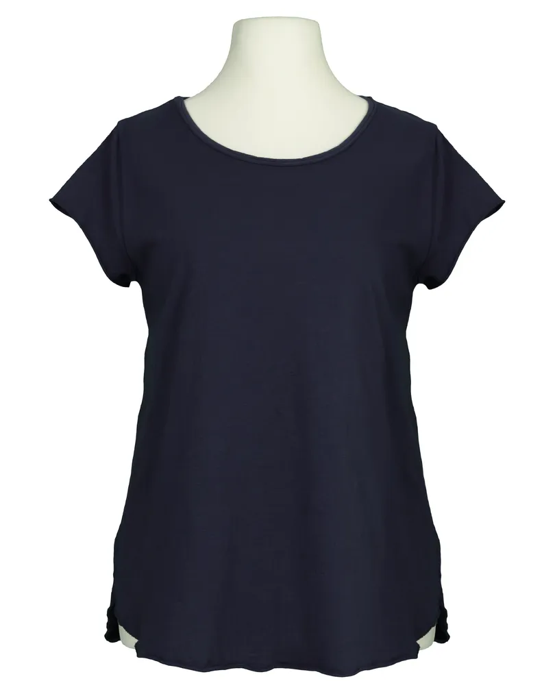 T-Shirt Baumwolle in  blau von Made in Italy (Bild 1)