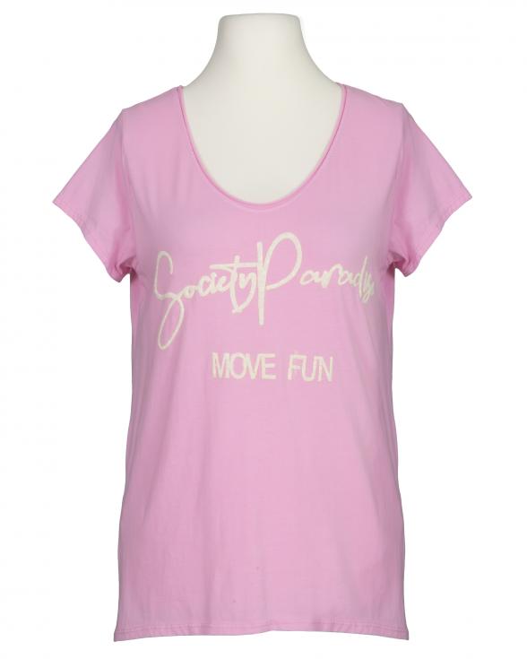 T-Shirt Baumwolle in rosa von Made in Italy