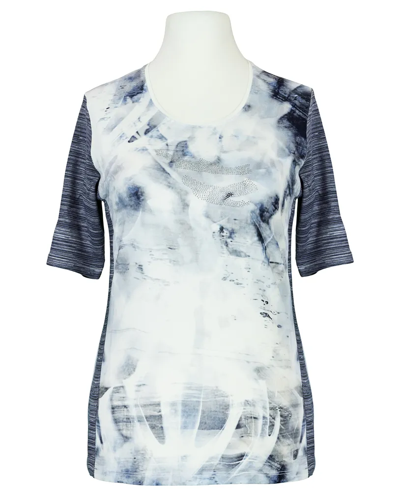 T-Shirt Print in  blau von Da Capo (Bild 1)