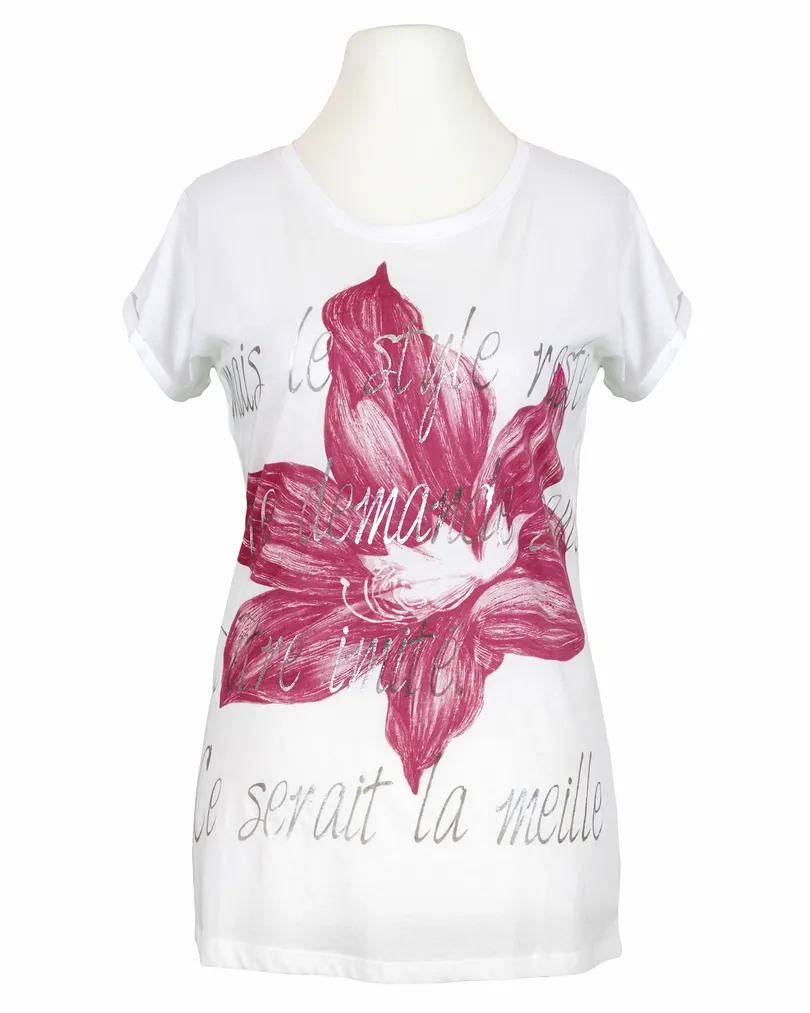 T-Shirt Print in  wei� von Made in Italy (Bild 1)