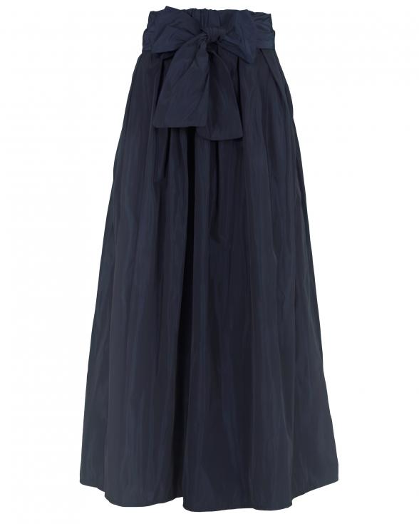 Taftrock Maxi in blau von Made in Italy