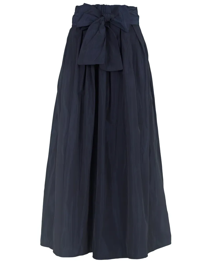 Taftrock Maxi in  blau von Made in Italy (Bild 1)
