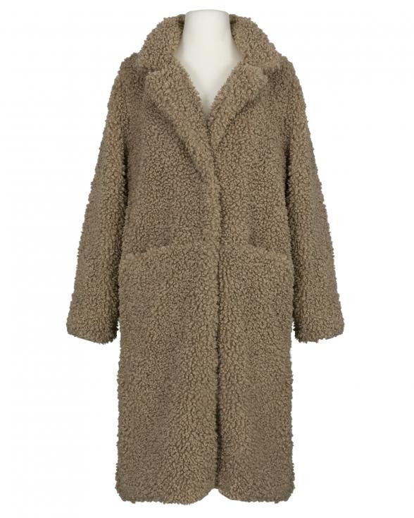 Teddymantel in braun von Made in Italy