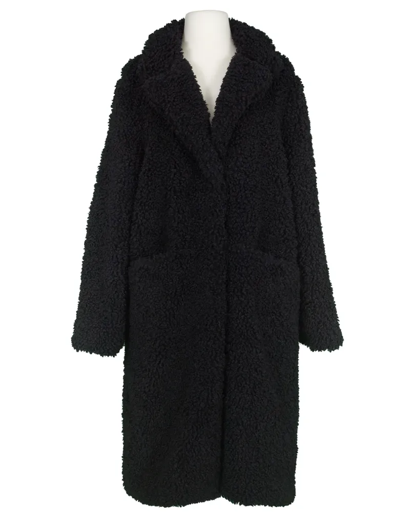 Teddymantel in  schwarz von Made in Italy (Bild 1)