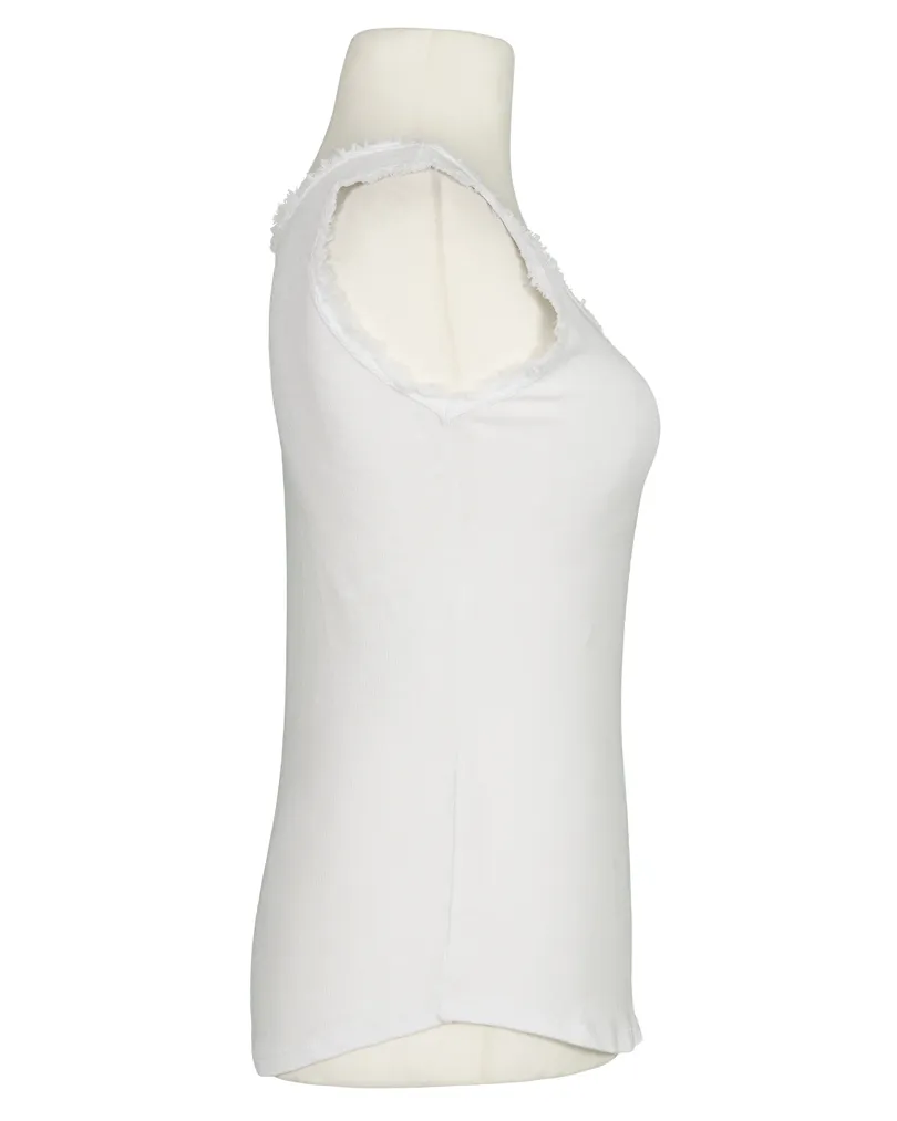 Top Baumwolle in  wei� von Moda Italia (Bild 2)