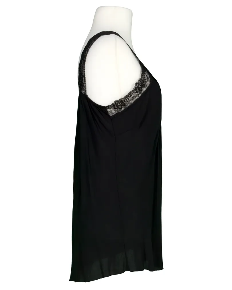Top mit Spitze in  schwarz von Made in Italy (Bild 2)