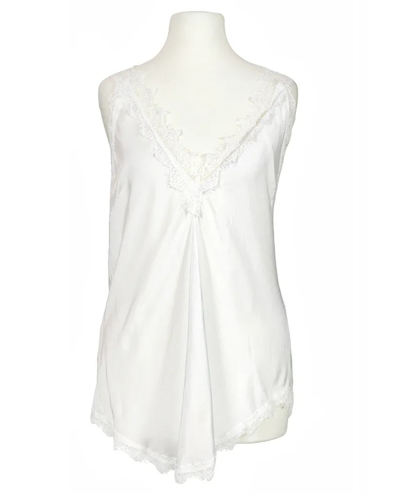 Top mit Spitze in  wei� von Made in Italy (Bild 1)