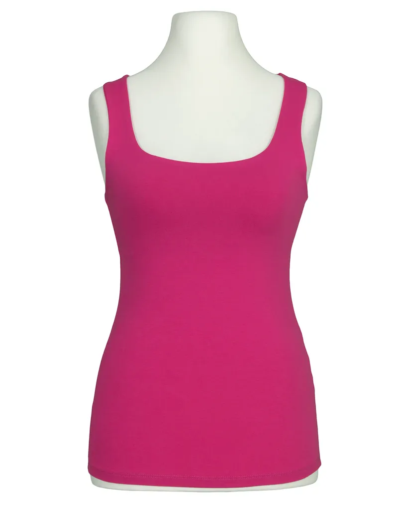 Top Viskose in pink von Made in Italy