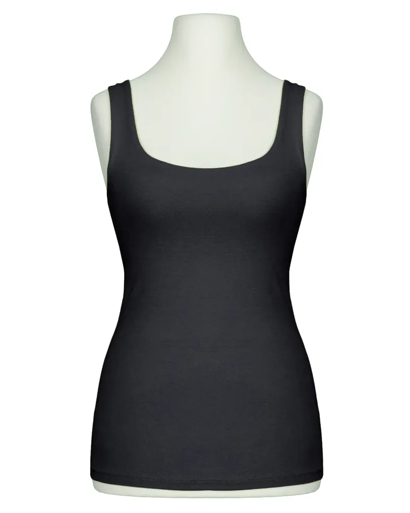 Top Viskose in schwarz von Made in Italy