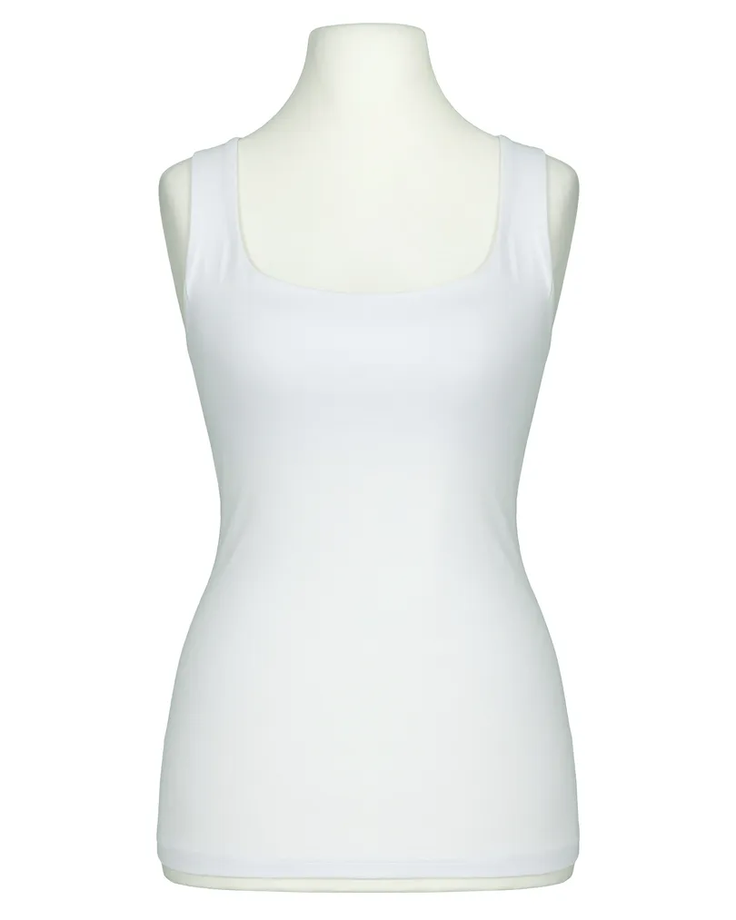 Top Viskose in  wei� von Made in Italy (Bild 1)