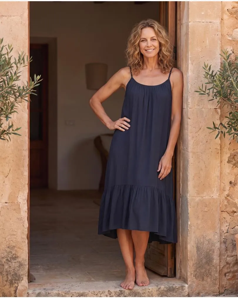 Tr�gerkleid in  schwarz von Made in Italy (Bild 6)