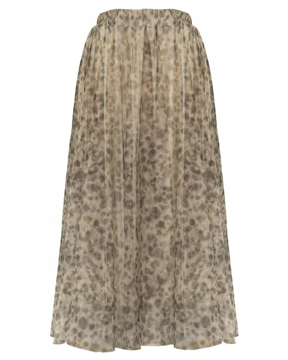 Tllrock Leo Print in braun von Made in Italy