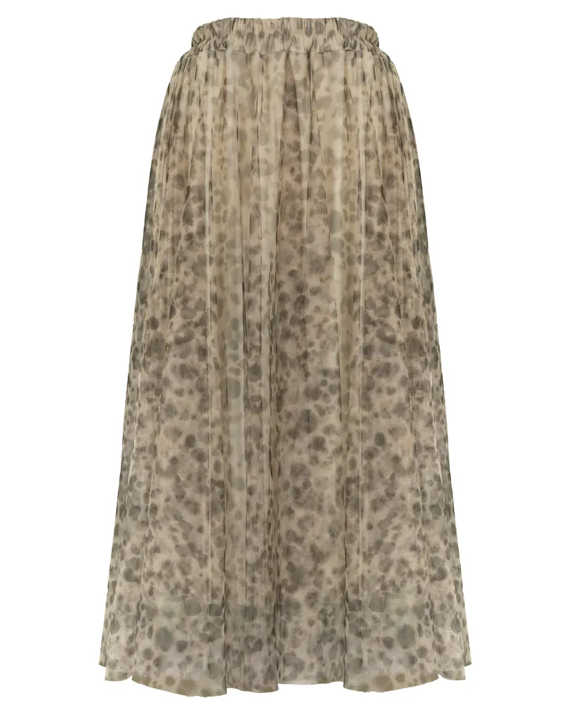 T�llrock Leo Print in  braun von Made in Italy (Bild 1)