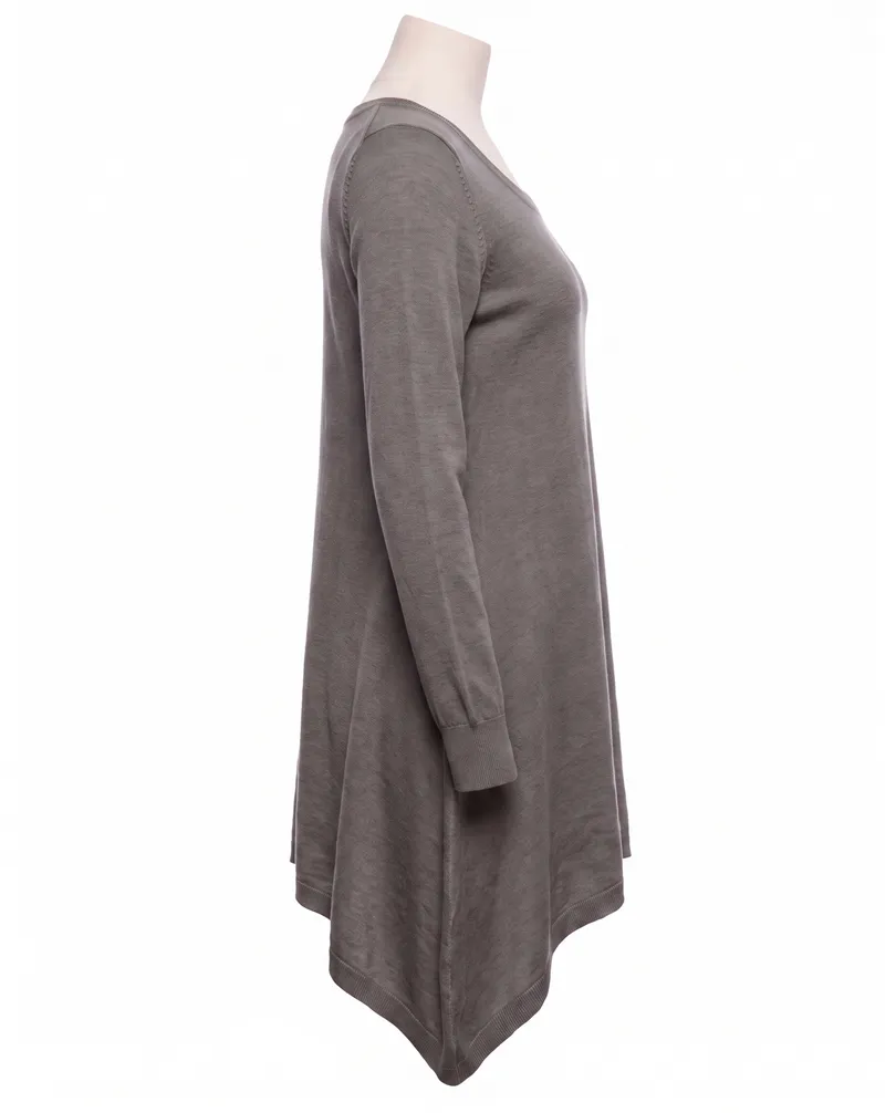 Tunika Pullover in  grau von Spaziodonna (Bild 2)