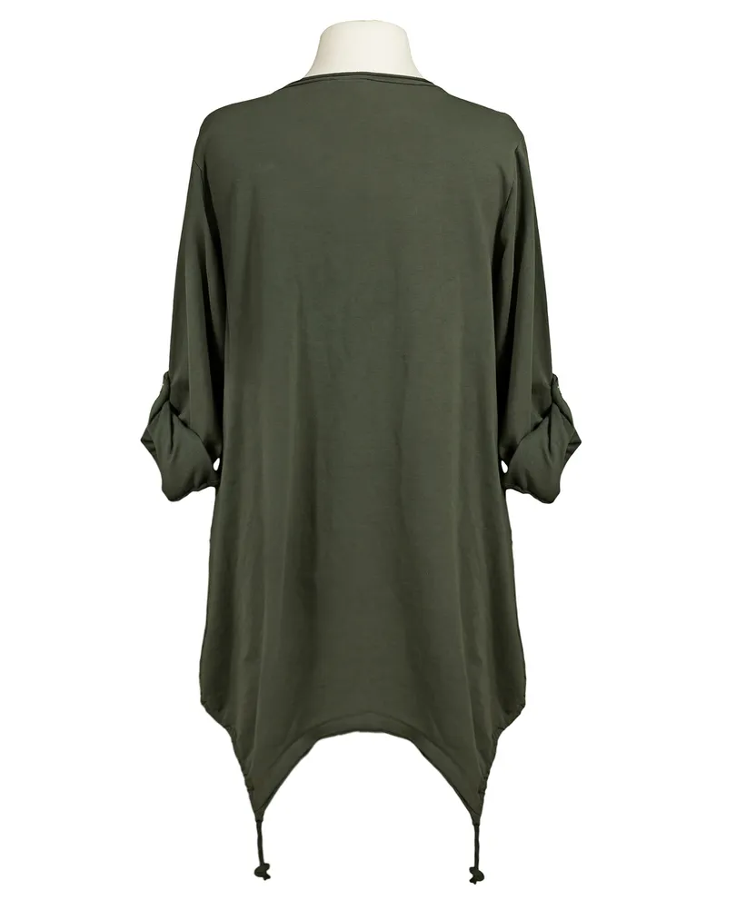 Sweatshirt mit Seide in  oliv von Diana (Bild 2)