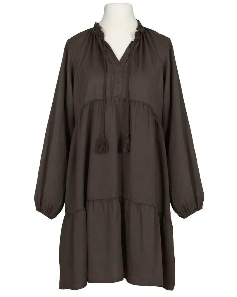 Tunika A-Linie in braun von Selected Touch