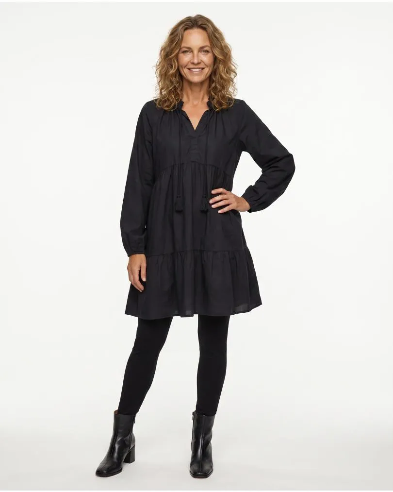 Tunika A-Linie in  schwarz von Selected Touch (Bild 3)