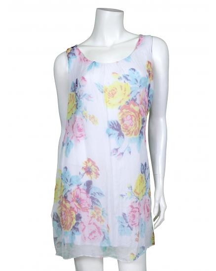 Seidentunika Floral in  weiss von Moda (Bild 1)